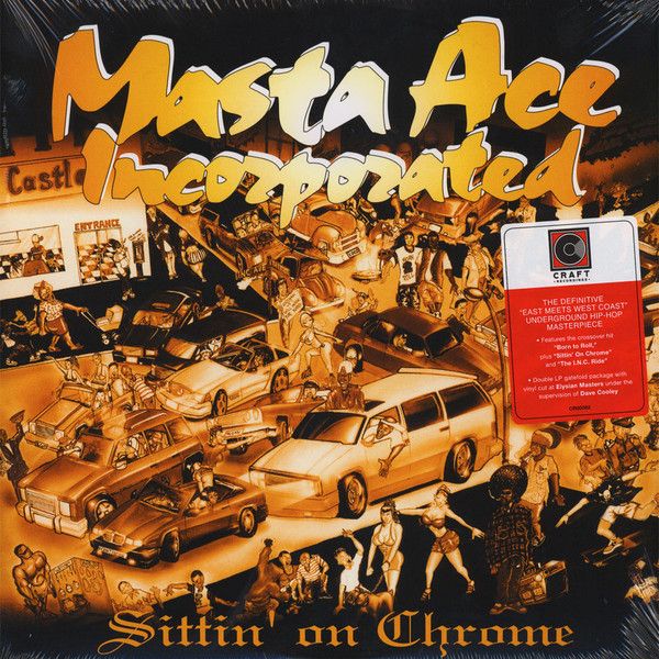 Masta Ace Incorporated - Sittin' On Chrome (2xLP, Album, RE, Gat) (Mint (M))