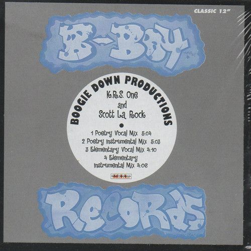 Boogie Down Productions - Poetry / Elementary (12", RE) (Mint (M))
