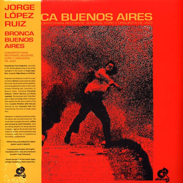 Jorge López Ruiz - Bronca Buenos Aires (LP, Album, RE) (Near Mint (NM or M-))
