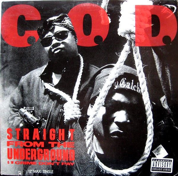 C.O.D.  - Straight From The Underground / Crime Don't Pay (12", Maxi) (Mint (M))