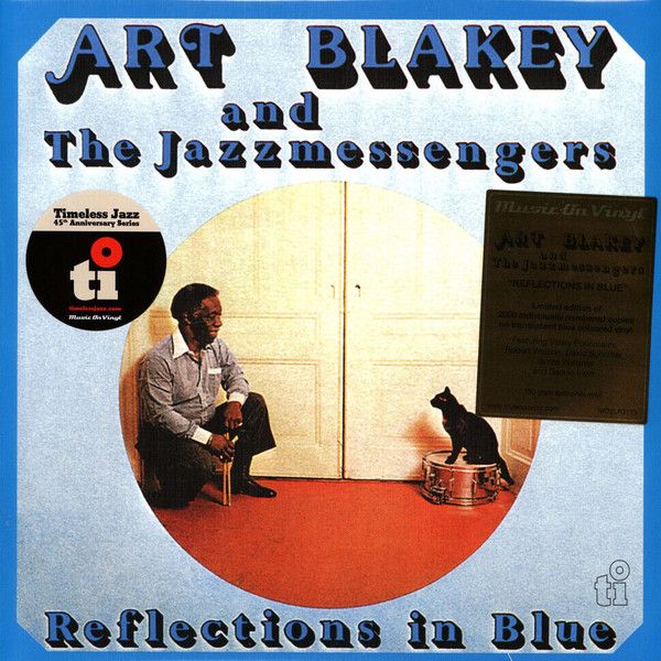 Art Blakey &amp; The Jazz Messengers - Reflections In Blue (LP, Album, Num, RE, RM, Blu) (Mint (M))