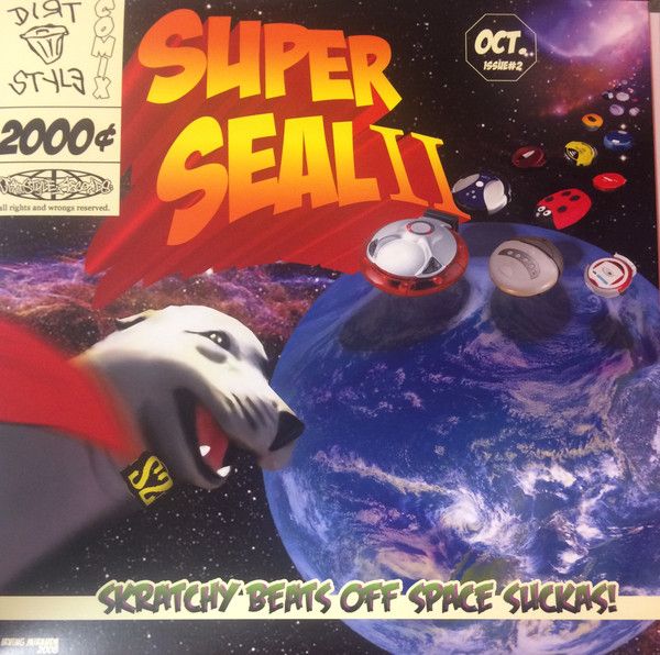 Skratchy Seal - Super Seal II (LP, Whi) (Mint (M))