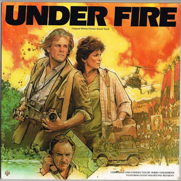 Jerry Goldsmith - Under Fire (Original Motion Picture Sound Track) (LP, Album) (Near Mint (NM or M-))