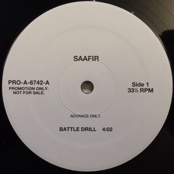 Saafir - Battle Drill / Rock The Show (I Wanna Know) (12", Promo) (Mint (M))