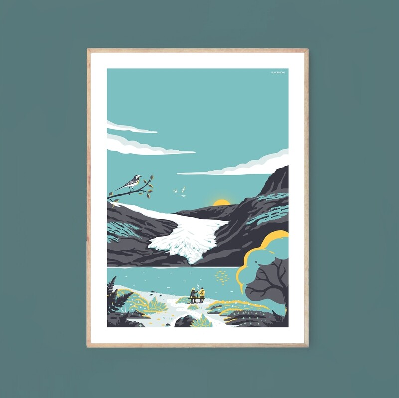 Svartisen - Design poster