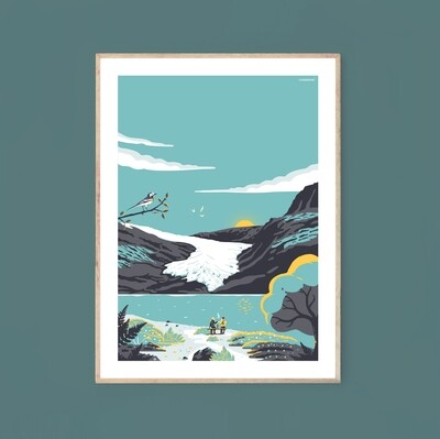 Svartisen - Design poster