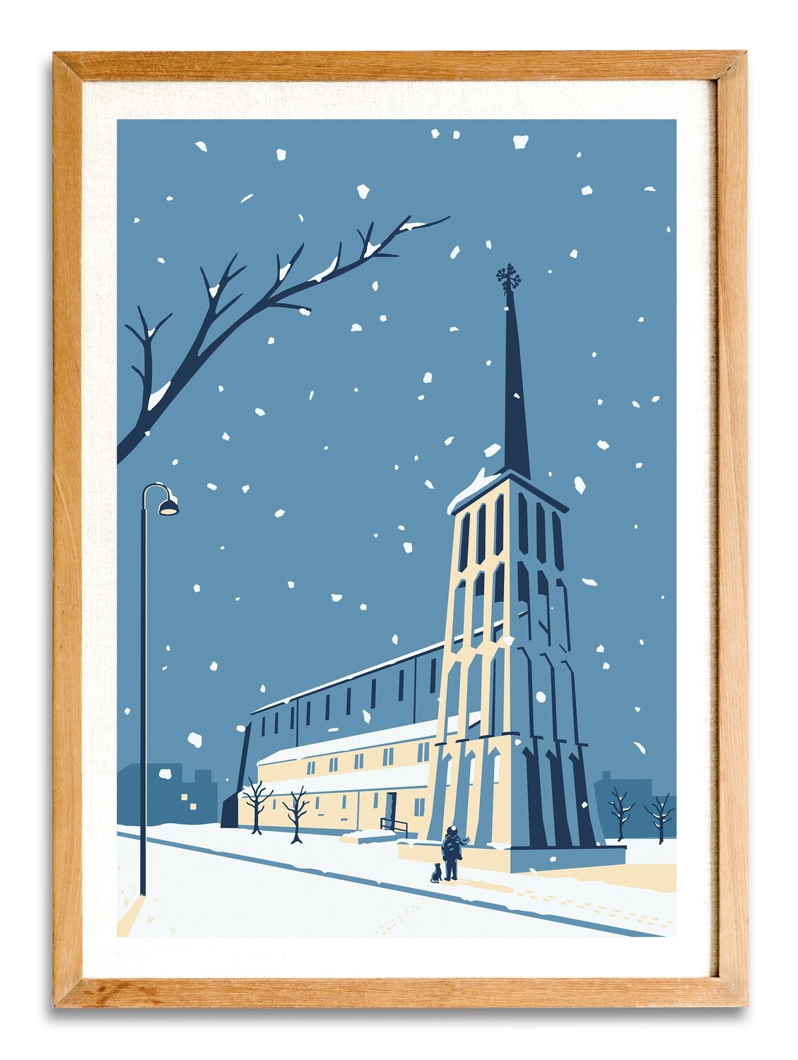 Bodø: &quot;Snowfall&quot; - Design poster