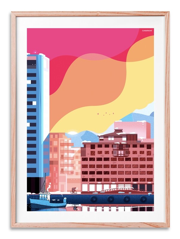 &quot;The Cyclist&quot; - Designplakat