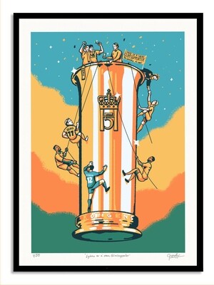 &quot;Legender i Haralds by&quot; - Signed art print