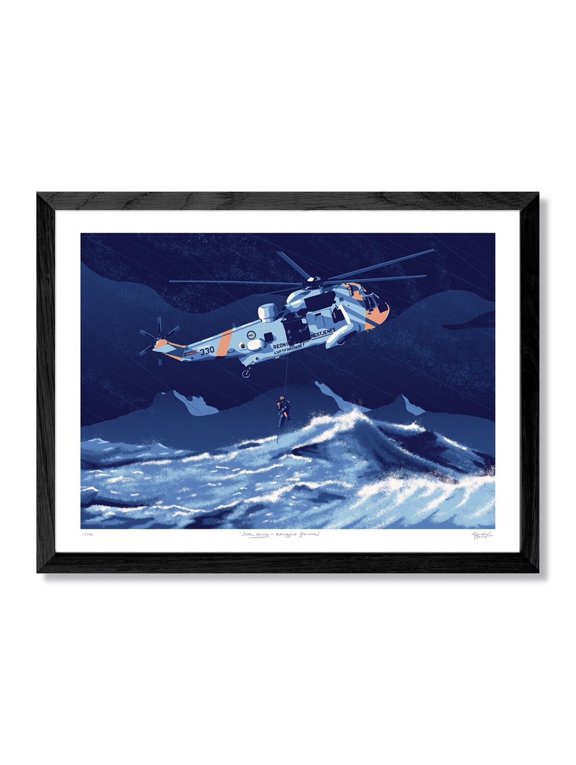 &quot;Deilig det her&quot; - Limited Edition / Art print