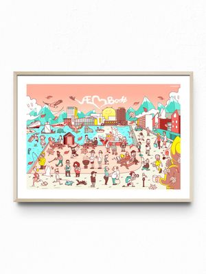 I love Bodø - Design poster