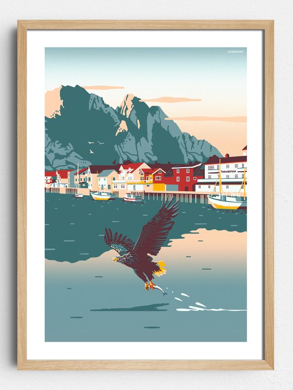 Henningsvær - Design poster