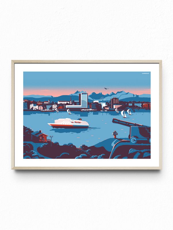 Bodø Skyline - Design poster