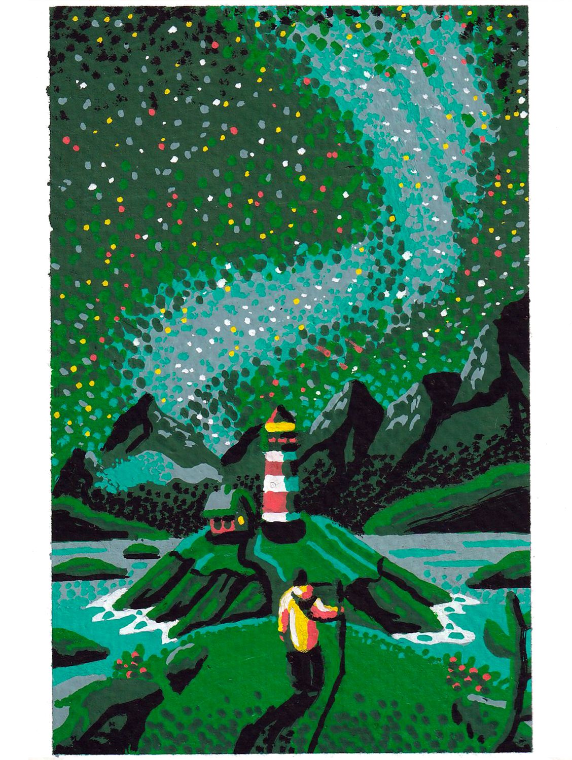 &quot;Chasing Northern Lights&quot; - Original