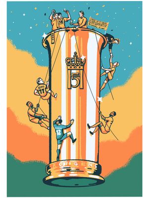 &quot;Legender i Haralds by&quot; - Signed art print