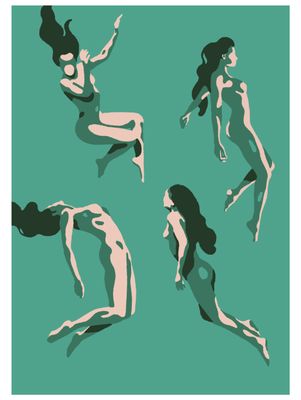 &quot;Head Below Water&quot; - Signed art print