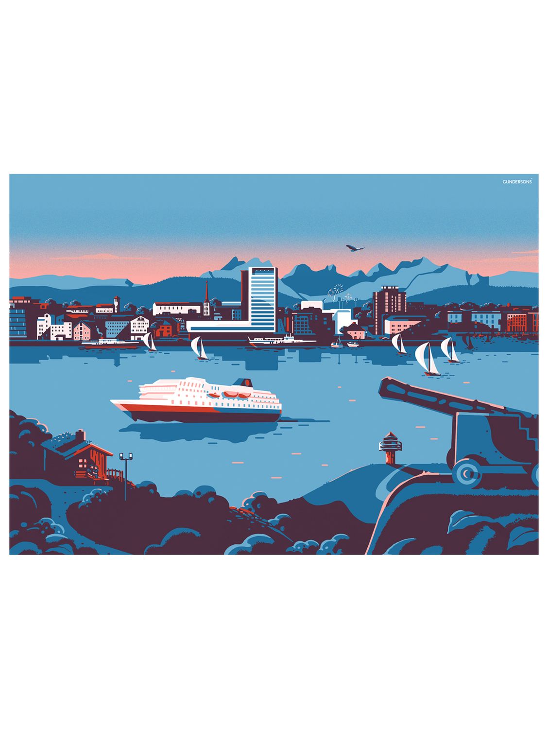 Bodø Skyline - Design poster