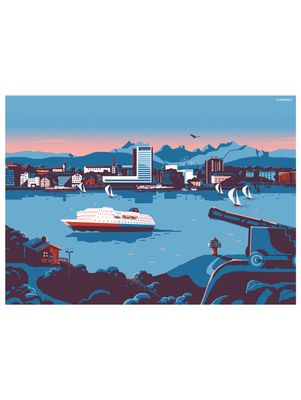 Bodø Skyline - Design poster