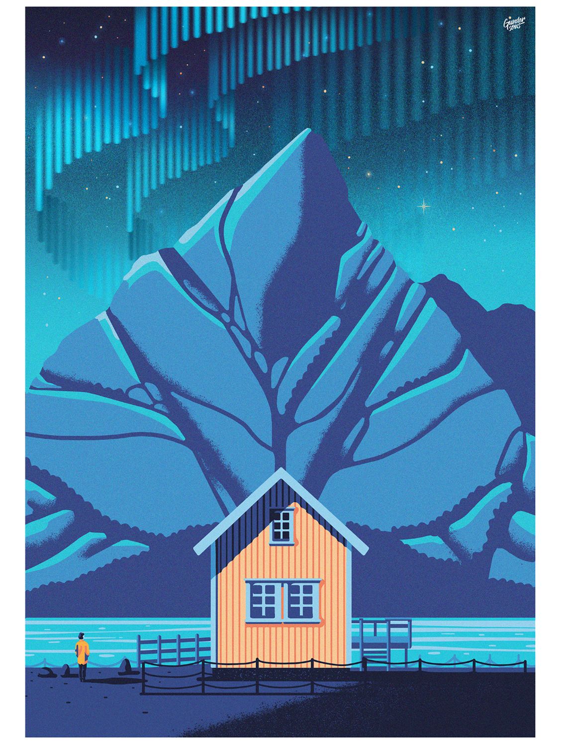 &quot;Sakrisøy&quot; - Design poster