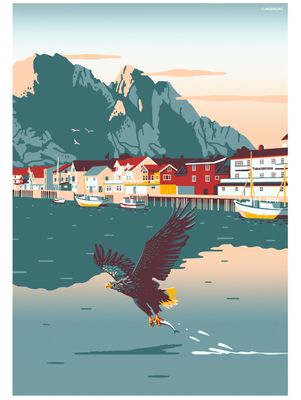 Henningsvær - Design poster