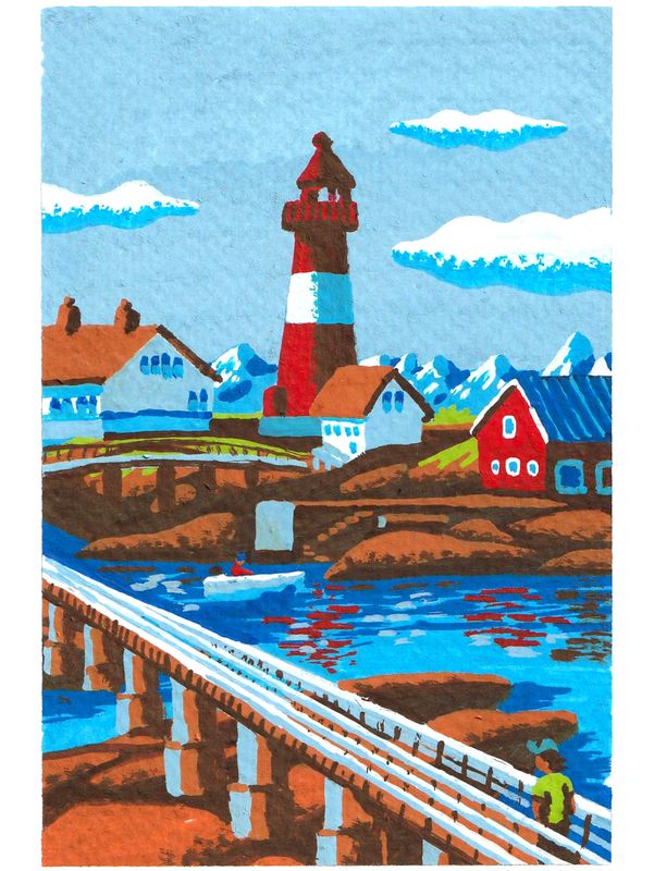&quot;Tranøy Fyr&quot; - Original