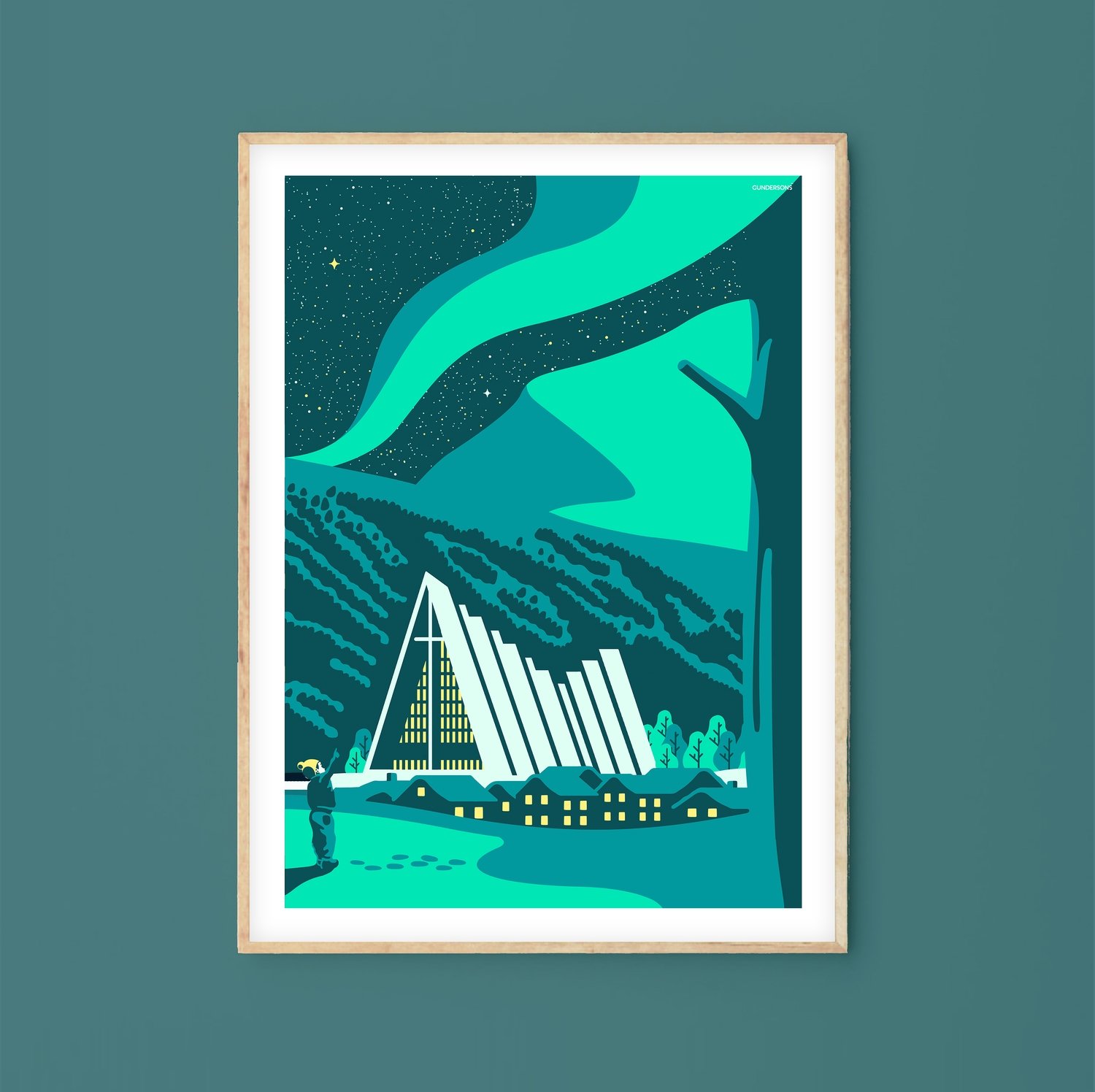 Tromsø: &quot;Arctic Cathedral&quot; - Design poster