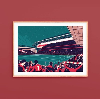 Anfield: You´ll Never Walk Alone - Design poster