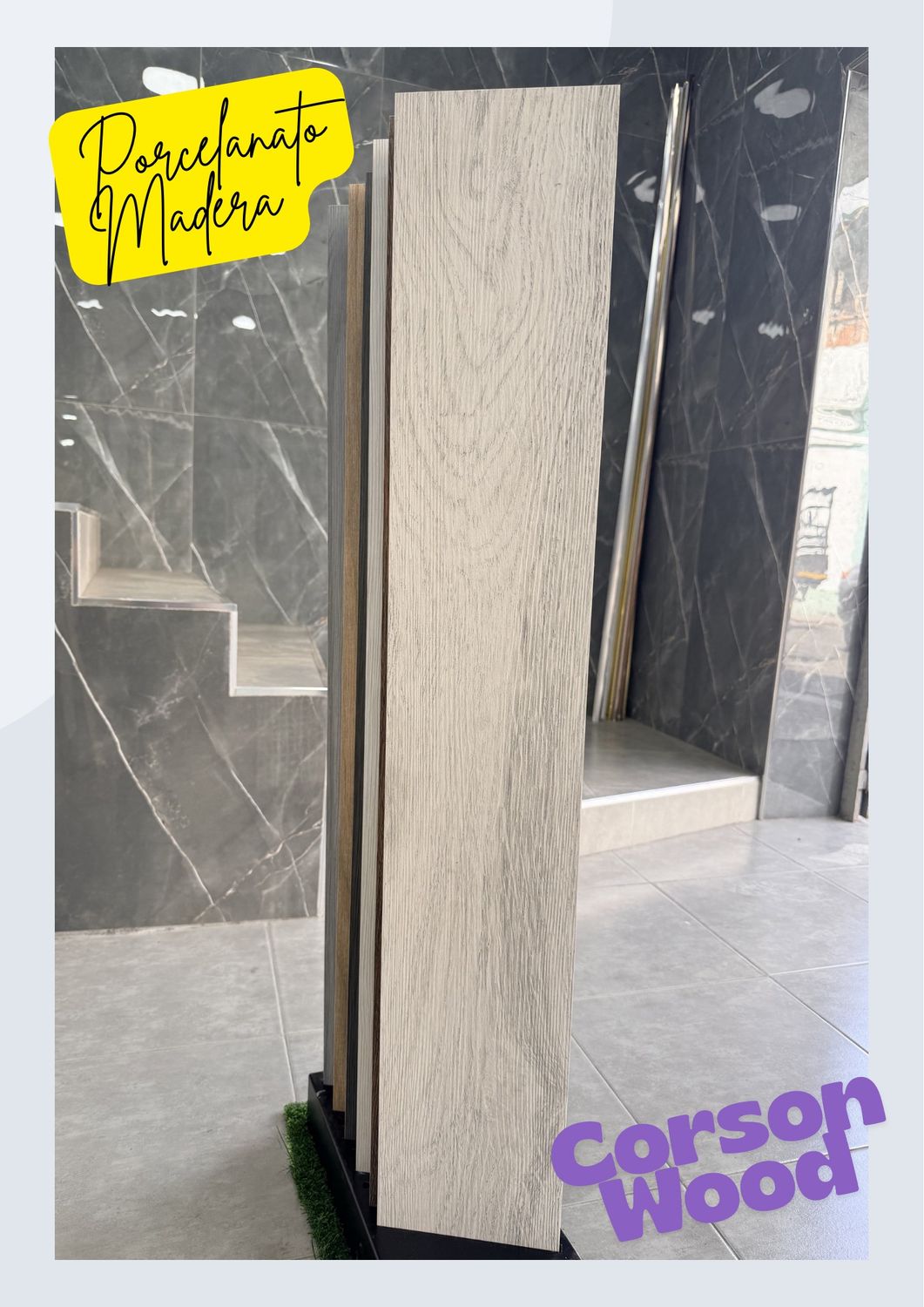 Porcelanato tipo Madera