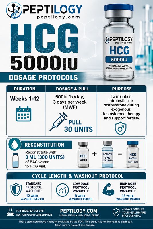 HCG 5000 iu (men's testosterone recovery aid)
