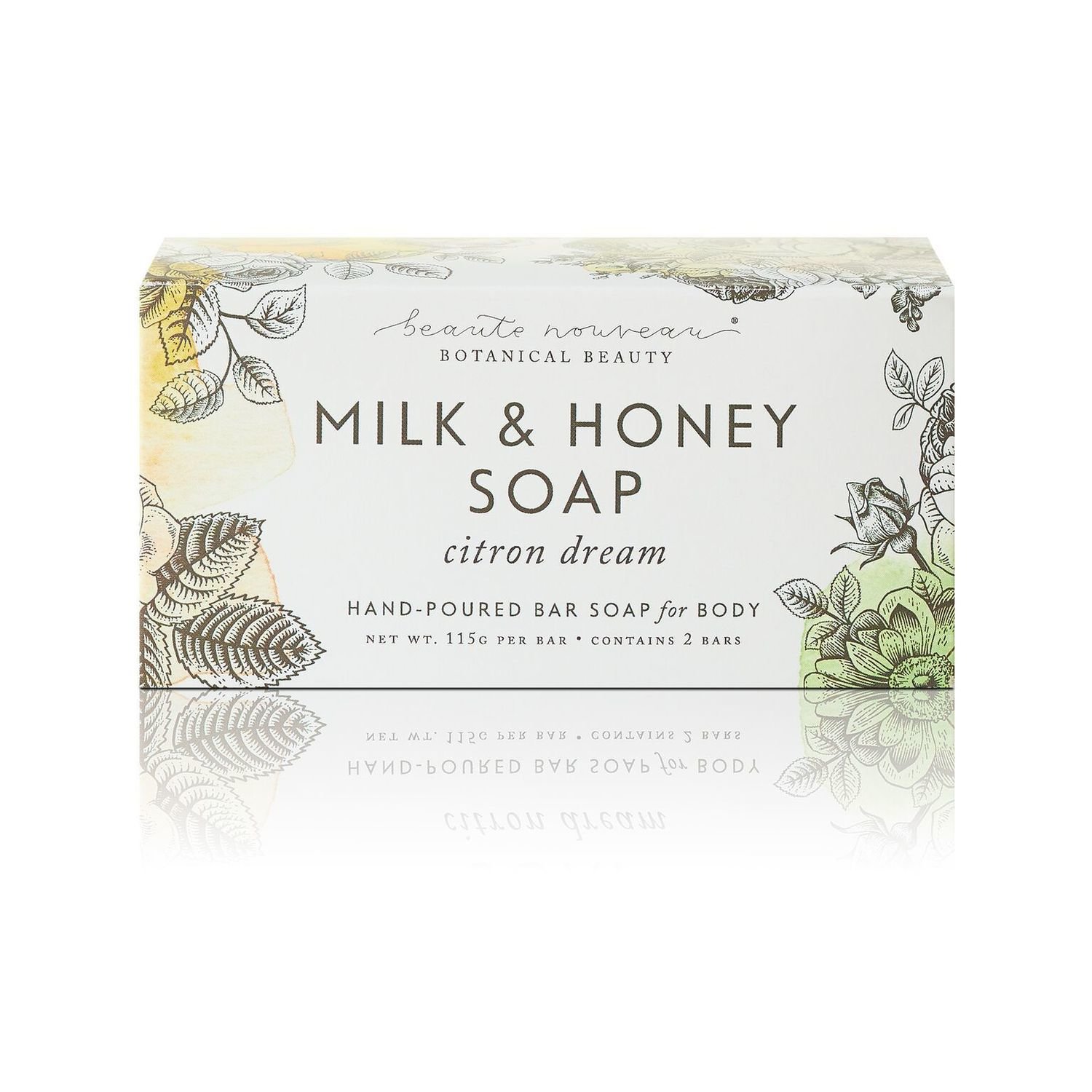 Citron Dream Goat Milk &amp; Honey Soap (set of 2 bars/4oz each)