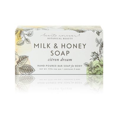 Citron Dream Goat Milk &amp; Honey Soap (set of 2 bars/4oz each)