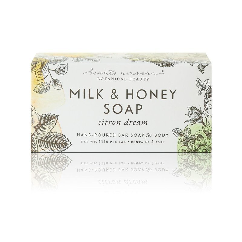 Citron Dream Goat Milk &amp; Honey Soap (set of 2 bars/4oz each)