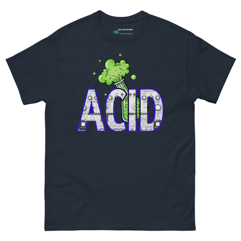 Techno Bass T-Shirt – 303 Acid DJ Shirt – Rave & Festival Streetwear