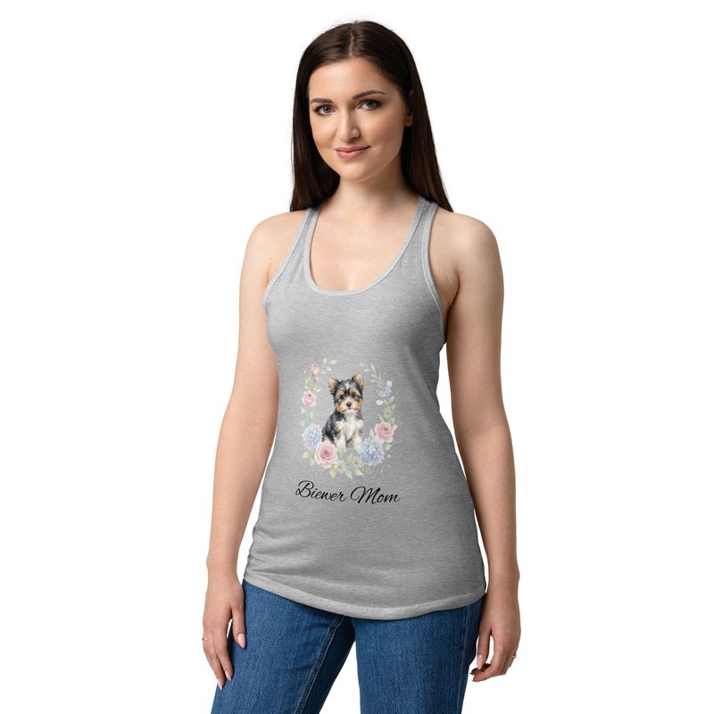 Women’s fitted racerback tank top