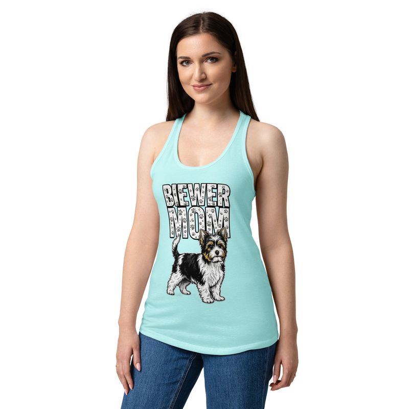 Women’s fitted racerback tank top