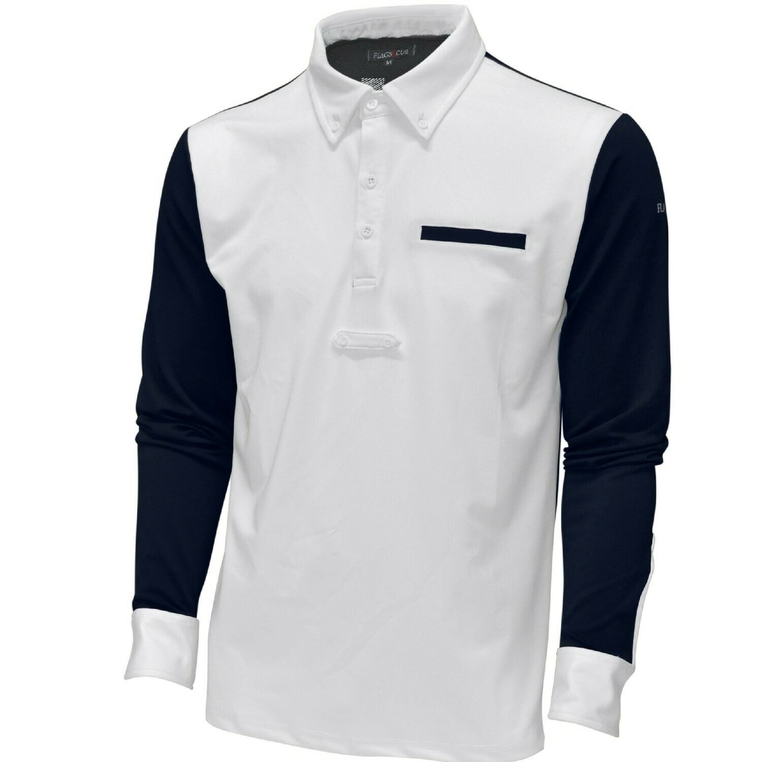 Polo de concours homme manches longues URBANO by FLAGS&CUP