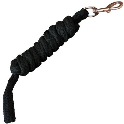 Longe Tressee Noir/Rose Gold by CANTER