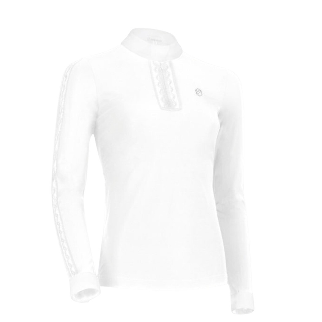 Polo de concours Caroline by SAMSHIELD, Coloris: Blanc, Taille: L