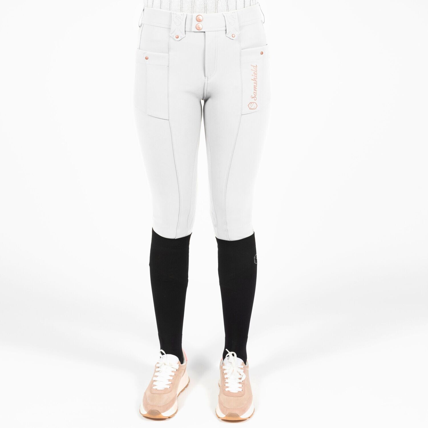 Pantalon Charlie by SAMSHIELD, Coloris: White, Taille: 38