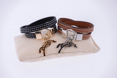 Bracelet cuir Signature by PENELOPE