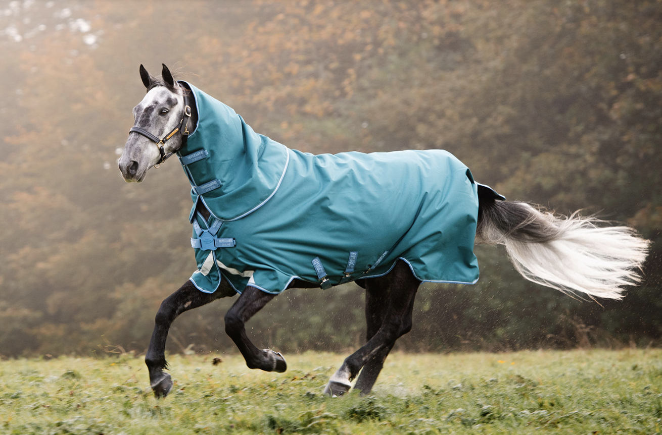 Horseware Ireland Amigo Bravo 12 Plus 50 G  Bundle Mit Liner In 100 G 200 G Dark Shadow Navy Rose 165 Cm 886682 Bg