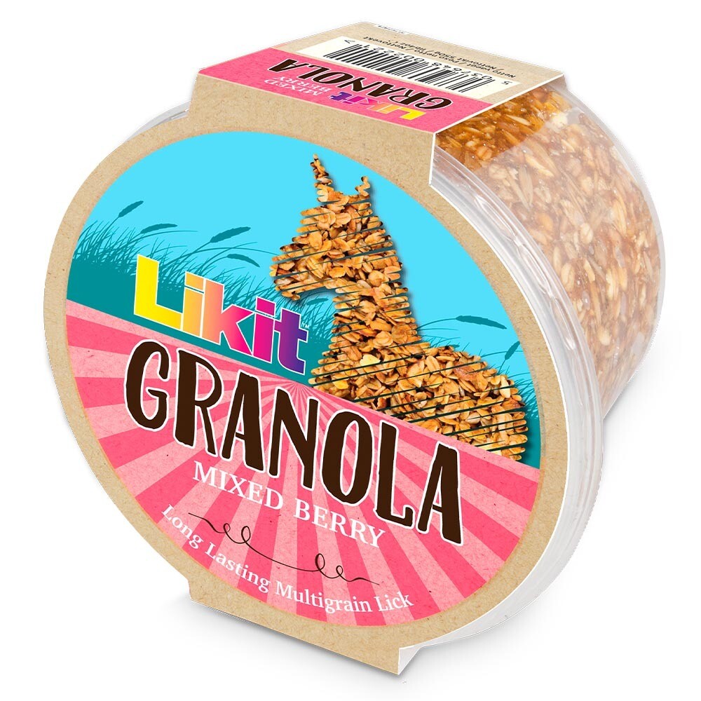 Pierre à lecher by LIKIT, Gout: Granola mixed berry, Contenance: 550g