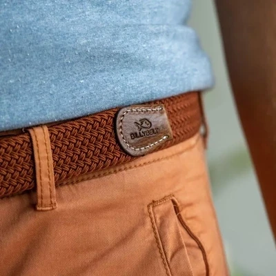 Ceinture tressee elastique Auburn by BILLYBELT Ceinture tressee elastique Auburn by BILLYBELT