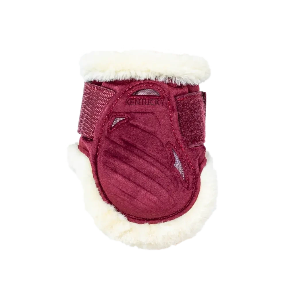 Protege boulet Young Horse Velvet Mouton Vegan by KENTUCKY, Coloris: Bordeaux, Taille: S