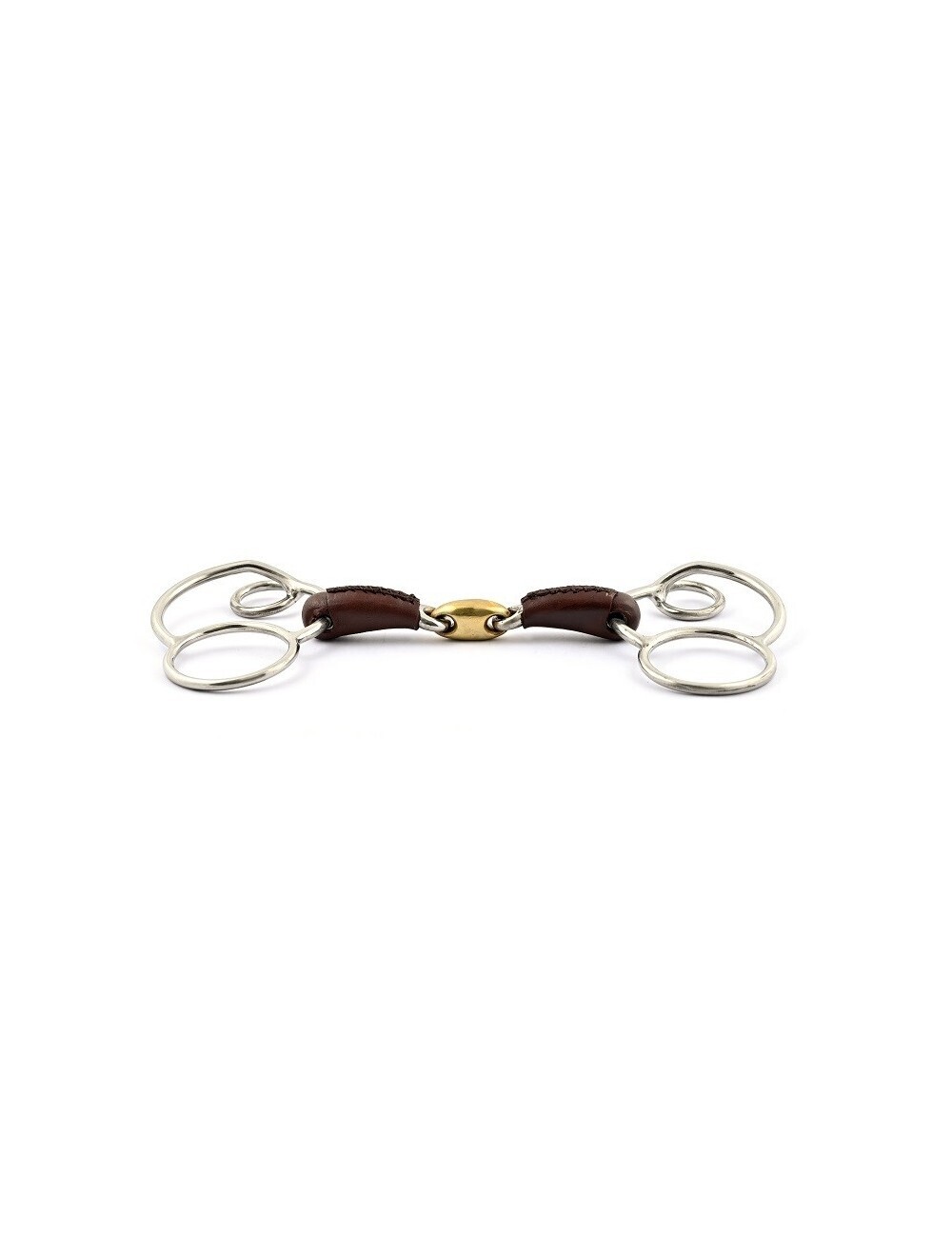 Mors Pessoa allemand double brisure cuir by JUMP&#39;IN