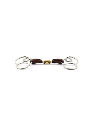 Mors Pessoa allemand double brisure cuir by JUMP&#39;IN