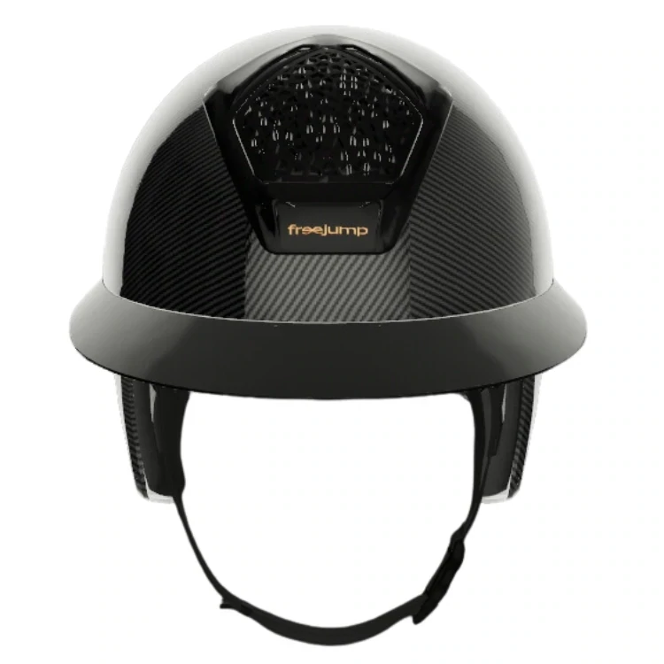 Casque Voronoi Carbon Black Glossy avec  Protection  temporale by FREEJUMP