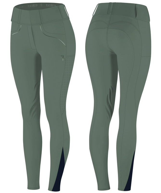 Legging Sierra femme vert by FLAGS&amp;CUP