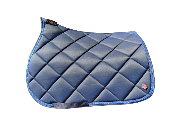 Tapis Bleu Galon Disco Bleu by JU&amp;PA