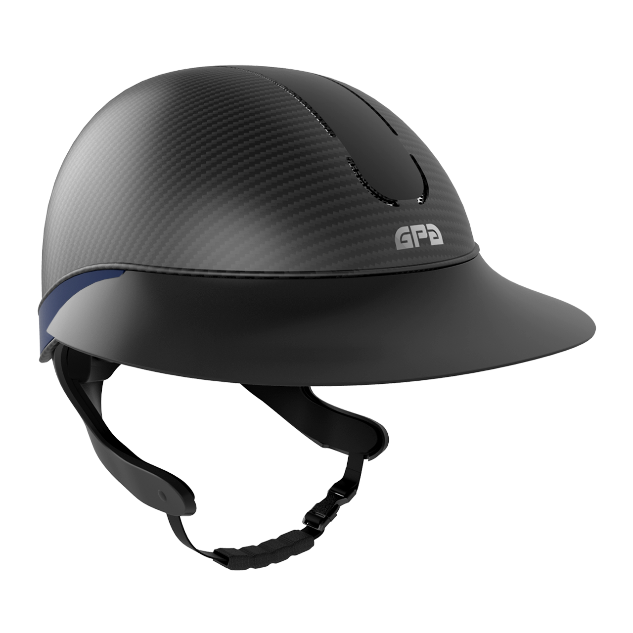 Casque First Lady Global Carbon TLS Mat by GPA, Taille: 53, Coloris cuir: Bleu